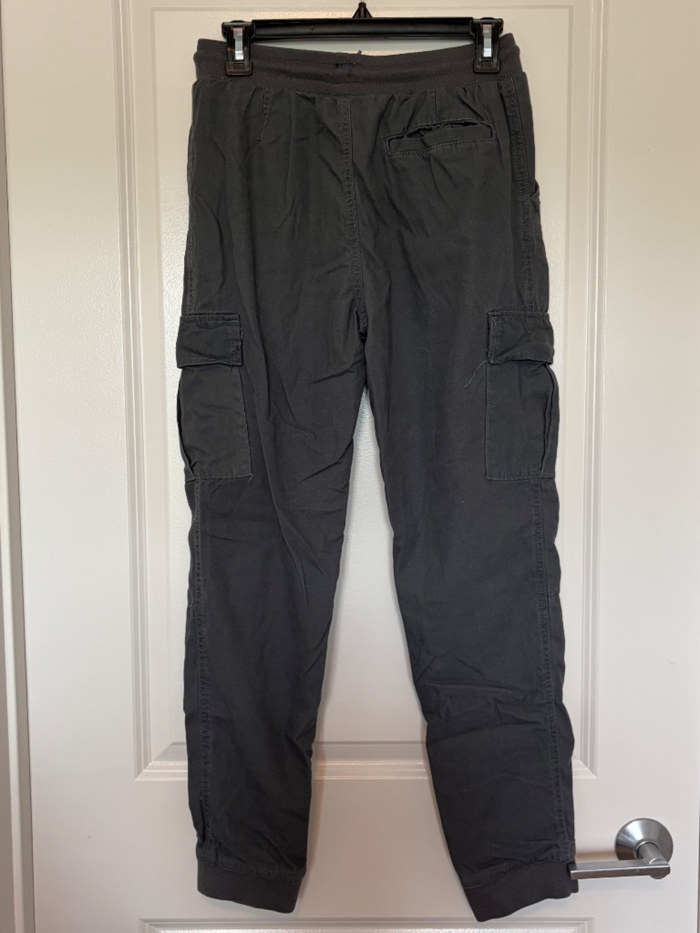 Falls Creek Girls XL Lined Joggers in Gray w/ Cargo Pockets